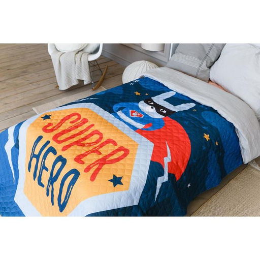 Покрывало детское Этель 1,5 сп Super hero, 145х210 см, микрофибра  фото 2