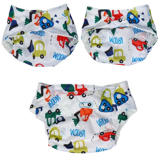 Многоразовый подгузник Машинки - Крошка я фото 6