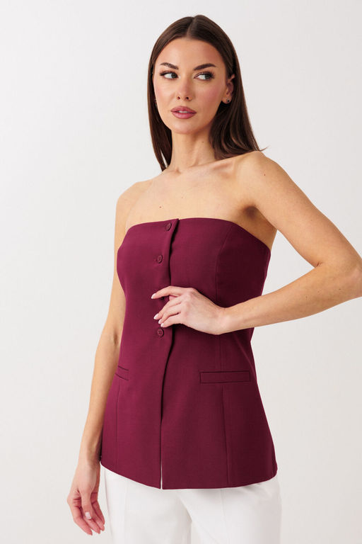 Топ VN fashion 1120 бордовый