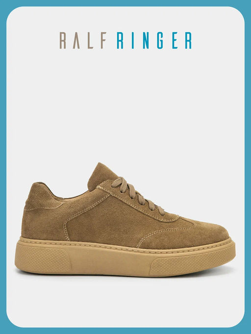 Кеды Ralf Ringer AURELIA песочные из спилка  фото 5