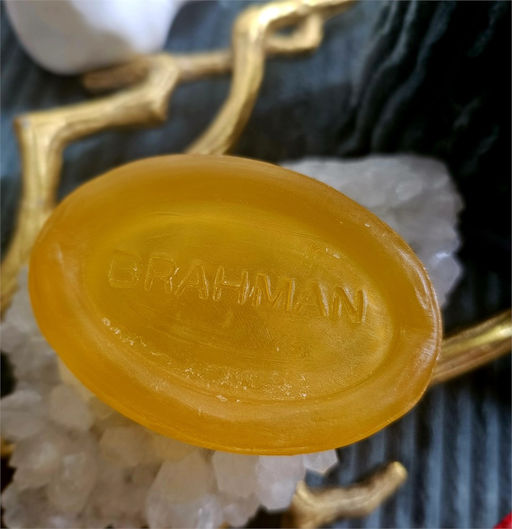 Ароматическое глицериновое мыло куркума, шафран и базилик Brahman "Брахман"