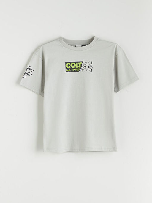 Bisiklet Yaka Brawl Stars Bask?l? Erkek ?ocuk Ti??rt