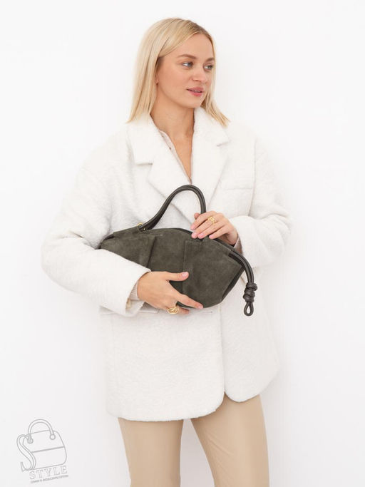 Сумка женская кожаная 99071-1NN khaki Natale Navetta