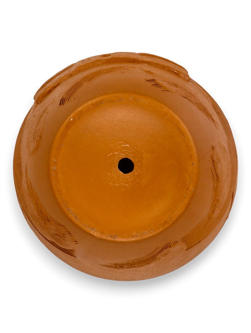 Горшок цветочный с поддоном 1,4 л, d15/h13 см терракот керамика, "Голландия" (М)