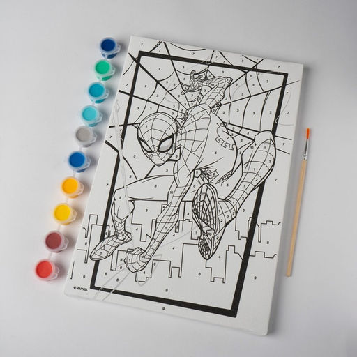Картина по номерам для детей «Человек-паук», 20×30 см