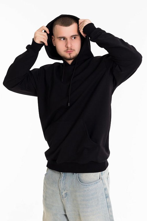 Толстовка М124072а черный - Елена фото 3