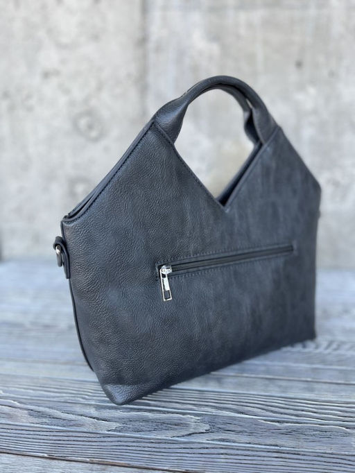 Женская сумка из эко кожи 0025 Серый - Sergio valentini фото 3