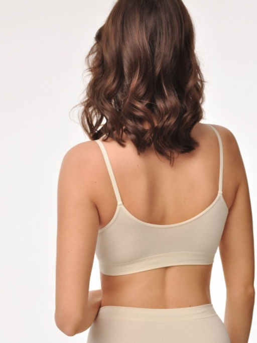 Топ на тонких бретелях в рубчик - My фото 59