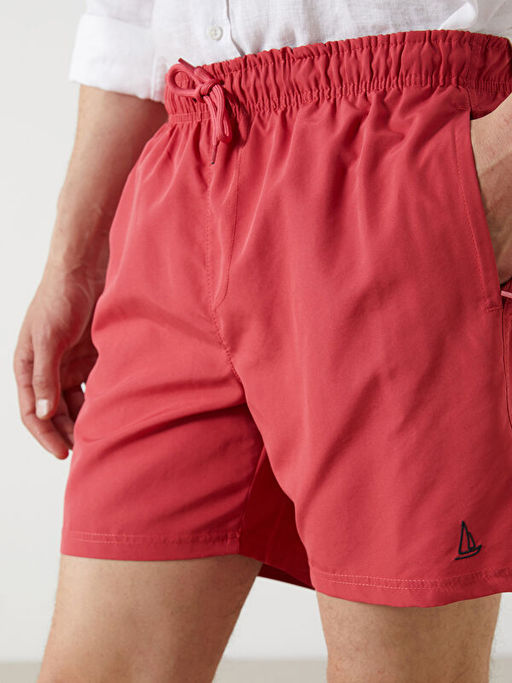 K?sa Boy Bask?l? Erkek Deniz ?ortu