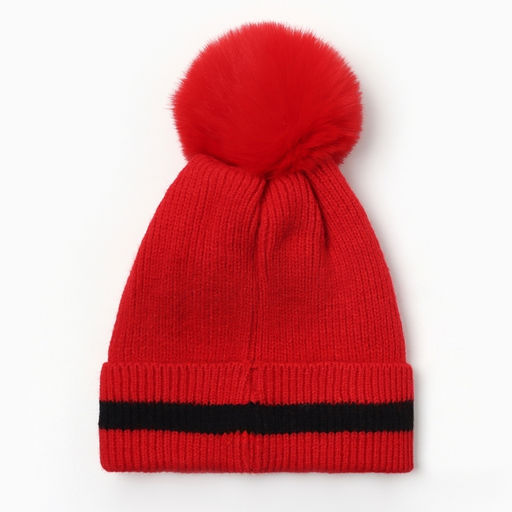 Шапка детская MINAKU, размер 48-50, красная