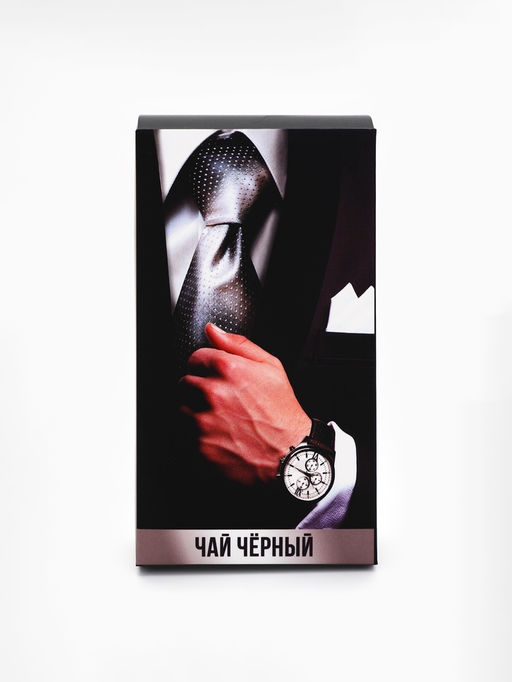 Подарочный набор Only for man: крем-мед с апельсином и хлопком, орехи в шоколадной глазури 70 г, чай чёрный, ложка - Фабрика счастья фото 3