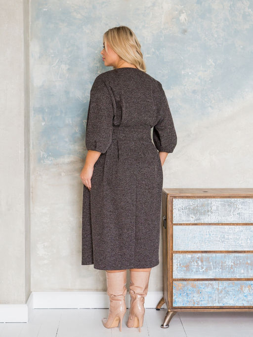 Платье 1360 коричневый - Novita фото 10