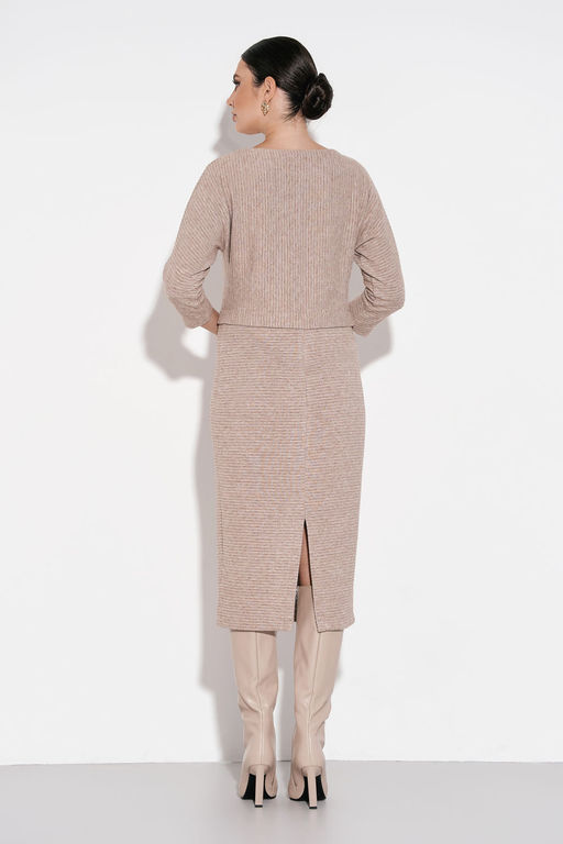 Платье Foxy Fox 1481 бежевый  фото 3