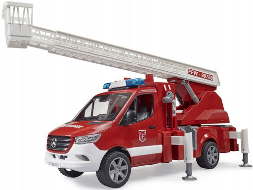 Bruder 02673 "Пожарная служба MB Sprinter" с пов-тной лестницей /2