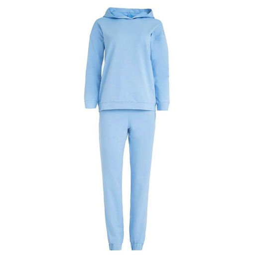 Костюм спортивный женский: худи, брюки, MINAKU: Casual Collection, размер 48, голубой