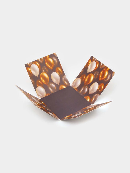 Бум-коробка подарочная с бабочками «Поздравляю», 12 х 12 х 12 см