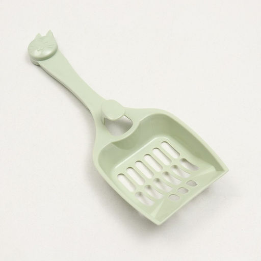 Туалет закрытый с совком, 47 х 40 х 39 см, бело-зеленый - Пижон фото 6