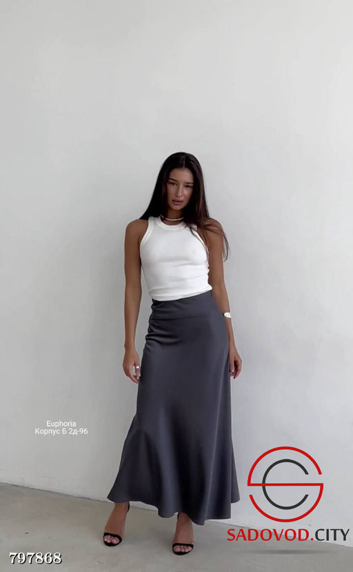 Юбка женская из шелка длинная - Bruno фото 5