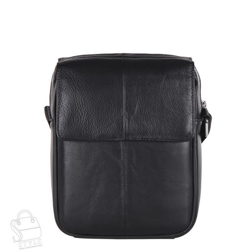 Сумка мужская кожаная 2082BSH black Heanbag
