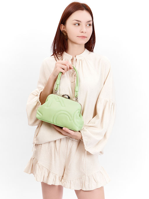 LACCOMA сумка Жасмин-Ф826-мятный эко кожа хлопок