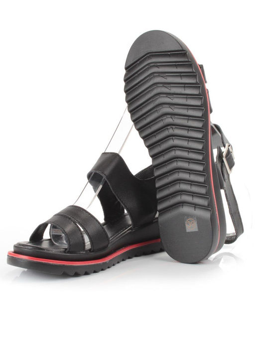 08-PEXL76-2 BLACK Босоножки женские (натуральная кожа) - Фабричный китай фото 13