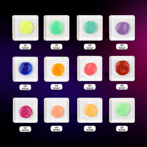 Гель лак для ногтей, неоновый, трехфазный, 8 мл, LED/UV, жёлтый (16)