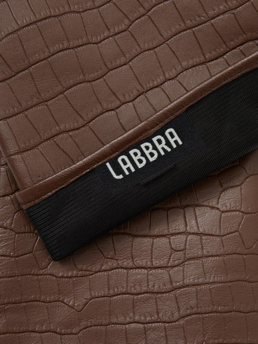 Перчатки женские ш/п LB-8510 basic brown - Labbra фото 3