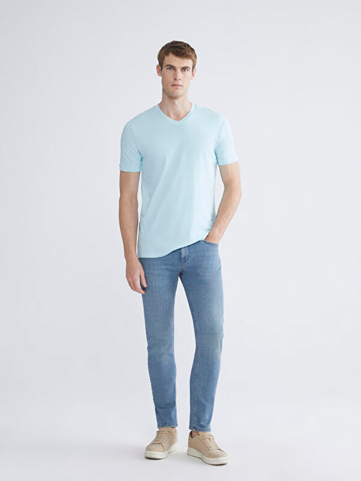 V Yaka Penye Erkek Ti??rt