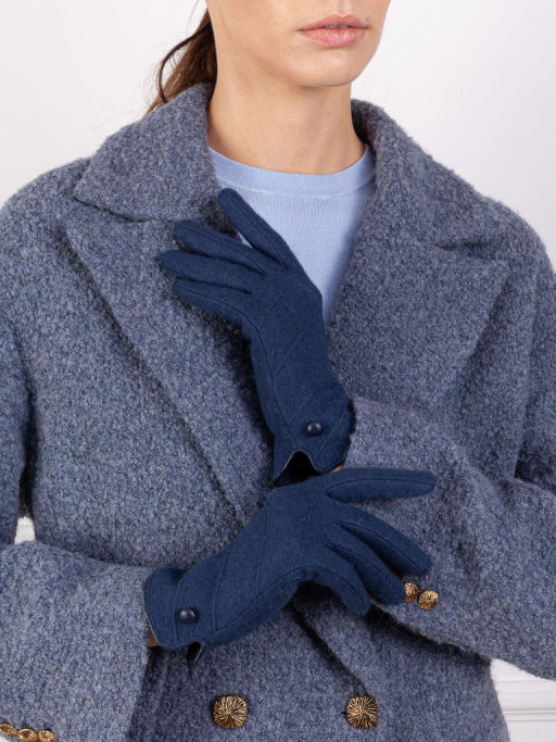 Перчатки жен Labbra LB-PH-47 d.blue/navy  фото 2
