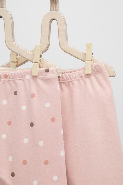 Crockid _ К 4718-2уп/дымчатая роза,цв.шарики брюки для дев  фото 5