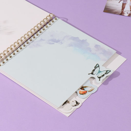 Фотоальбом на спирали 20 листов Бабочки, объёмный элемент и 4 вкладки, 24?24 см - Keep memories фото 5