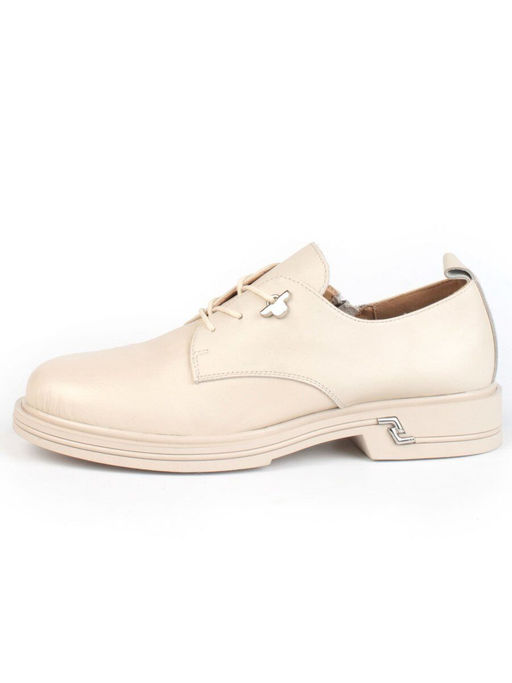 03-HP9960M BEIGE Полуботинки женские (натуральная кожа) - Фабричный китай фото 5