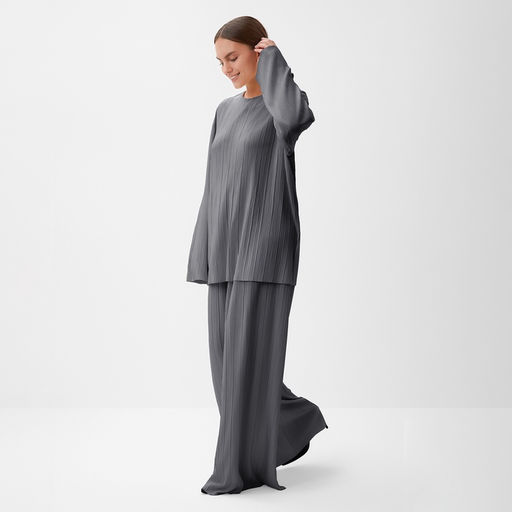 Костюм женский (блуза, брюки) MIST Classic collection, размер 48-50, цвет графит