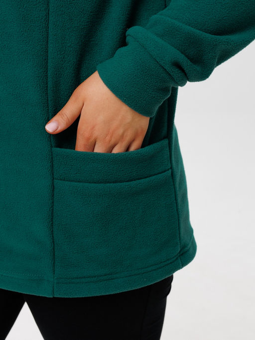 Тж-37 Толстовка женская (флис) Светло-серая