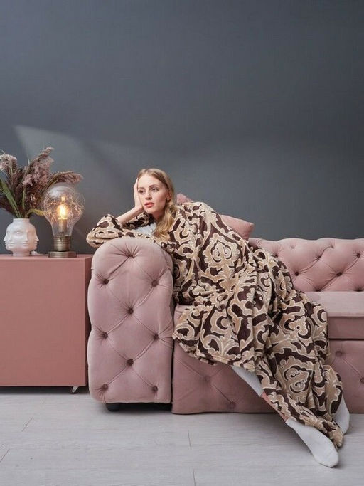 Покрывало-плед Регина фланель-микрофибра 150*200 см. - Лен поволжья фото 2