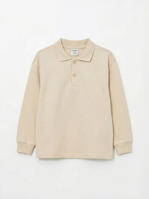 Polo Yaka Erkek ?ocuk Sweatshirt ve Pantolon