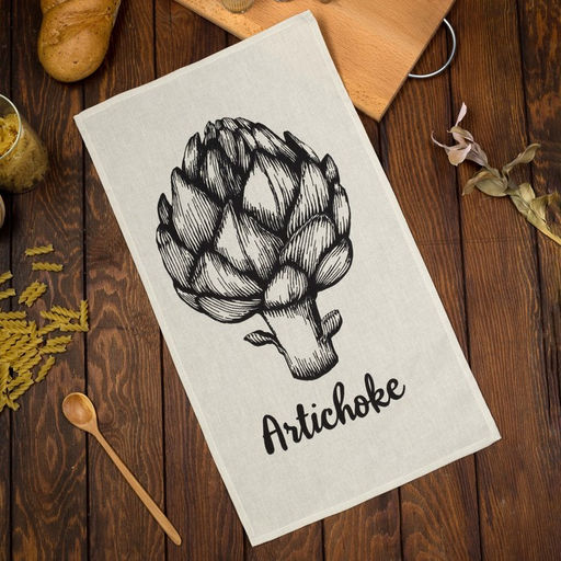 Цена за 2 шт. Полотенце кухонное Доляна Artichoke 35х60 см, 100% хлопок, 160г/м2  фото 6