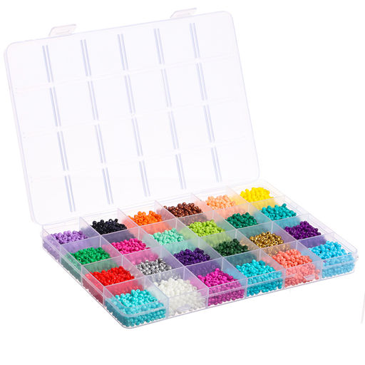 Набор для творчества Создай своё украшение, бисер, 24 вида