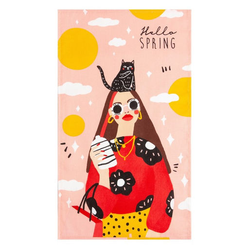 Полотенце кухонное Доляна Hello spring 35х60 см, 100% хлопок, 160г/м2