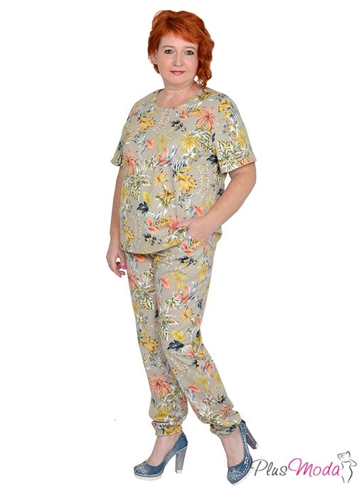 Футболка Модель №1205 размеры 44-84 - Plusmoda фото 6