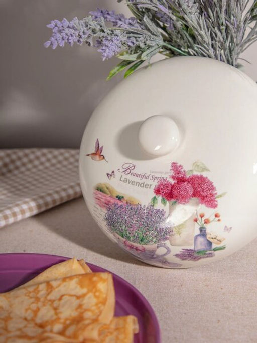 Блюдо для блинов с крышкой Весна диаметр=23 см. высота=10 см. 358-1105 - Арти-м фото 6