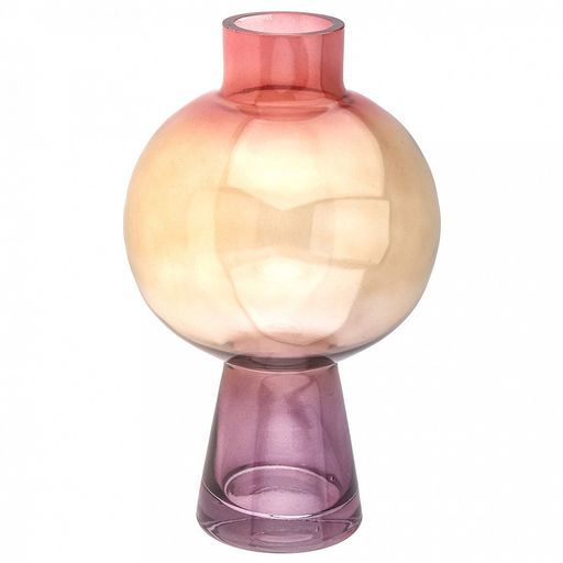 Ваза для цветов стеклянная "Жондор Войнинга-2" 3,1л, д18см, h30см, средняя (Россия)