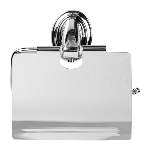 _Держатель для туал бумаги с крышкой VETTA хром,нерж.сталь арт. 555-003 - Полимербыт фото 2