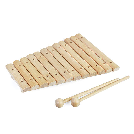 Ксилофон дерев. неокраш. 12 тонов - Rntoys фото 3