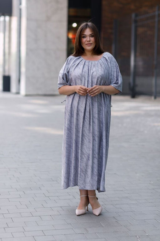 Платье Luxury Moda 1426 серый
