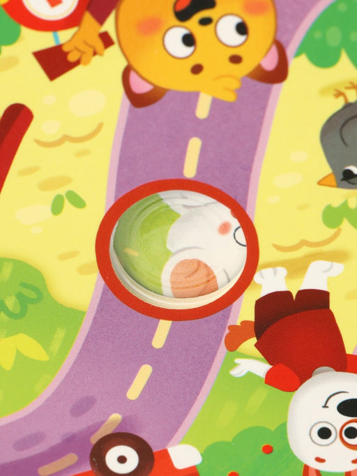 Картонная книга "Озорные пупырки. Мир вокруг нас", 12 стр.