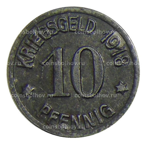 Монета 10 пфеннигов 1918 года Германия  Нотгельд Кобленц