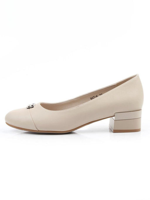 06-M47-6 BEIGE Туфли женские (натуральная кожа)
