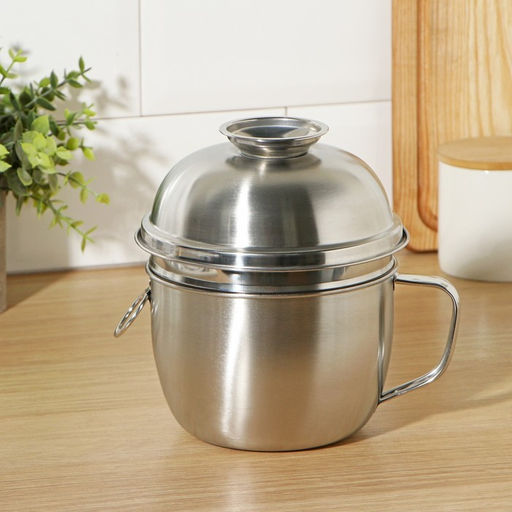 Набор посуды Турист, 3 предмета: кружка 1.35 л, миска 650 мл, тарелка 300 мл, нержавеющая сталь, хромированный - Simaland фото 12