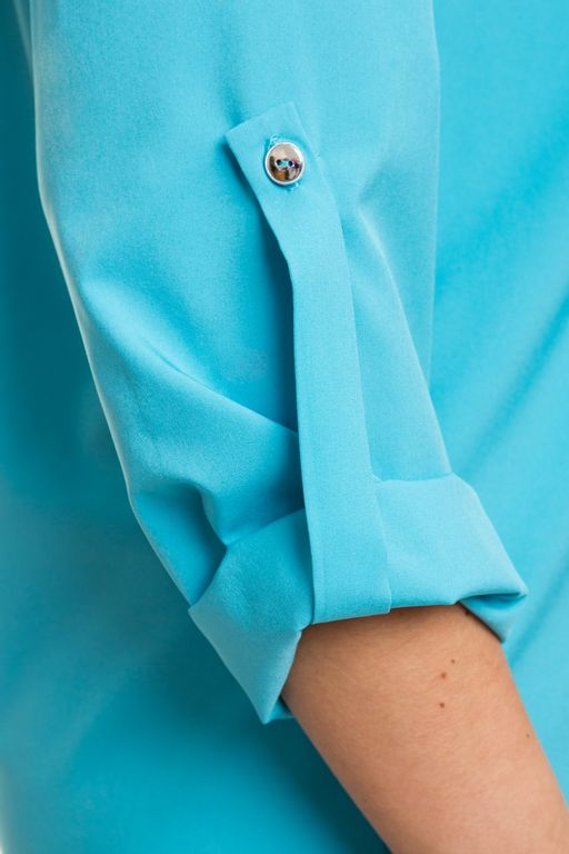 Блузка 1108 бирюзовый - Novita фото 5